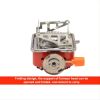 1pc Mini Windproof Foldable Square Gas Stove For Outdoor Camping; Hiking Accessory - Metal