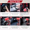 150PSI Cordless Car Tire Pump 6000mAh Rechargeable Tire Inflator 12V Portable Electric Air Compressor with LED Light for Car Bike Motorcycle Ball - Ti