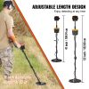 VEVOR Metal Detector for Adults & Kids, 10 Inch Waterproof Search Coil with LCD Display 7 Modes, Adjustable 41''-52'' Aluminum Stem, DSP Chip Higher A