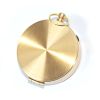 Outdoor Multifunctional Pure Copper Flip Cover Luminous Compass; Pocket Watch Type North Compass - Copper