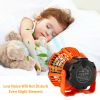 2 In 1 Portable Camping Fan Electric Lantern Fan Tent Fan w/Hanging Hook Remote Control USB Rechargeable Fan - Orange