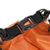 Dry Bag with Zipper Orange 4 gal PVC - Orange