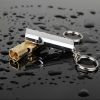 Portable Aluminum Safety Whistle For Outdoor Camping Backpacking Hiking; Emergency Survival Tool - Golden