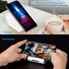 Qi Wireless Charger 10400mAh Power Bank 5W Wireless Charger Pad 2.1A USB Charge Port Portable Battery Charger - White
