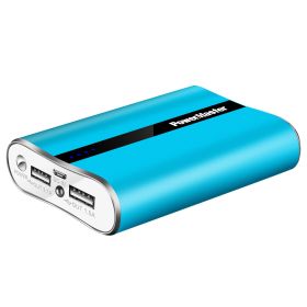 12000mAh Portable Charger with Dual USB Ports 3.1A Output Power Bank Ultra-Compact External Battery Pack - Blue