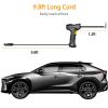Portable Car Tire Inflator DC 12V Digital Car Air Pump Compressor Electric Air Pump with LED Light 150PSI - Black