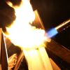 Portable Flamethrower Burner Welding Torch Butane Gas Blow Welding Torch Hand Ignition Camping Welding; High Temperature BBQ Tool - 1pc Flamethrower