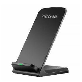 5 Core Magsafe Charger Portable Wireless Charging Station Fast Phone Charger Stand w Sleep Friendly LED 2 Charging Coil -10W Black - Black