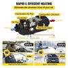 VEVOR 5KW Diesel Air Heater 12V Diesel Parking Heater 10L Tank Air Diesel Heater Silencer with Digital Switch for Boat Caravan and Motor-home - Defaul