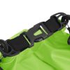 Dry Bag with Zipper Green 4 gal PVC - Green