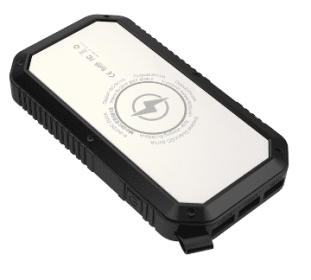 Sun Chaser Solar Powered Wireless Phone Charger 20; 000 mAh With LED Flood Light - Default Title