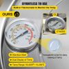 VEVOR Alcohol Still 8Gal 30L Stainless Steel Water Alcohol Distiller Copper Tube Home Brewing Kit Build-in Thermometer for DIY Whisky Wine Brandy - De