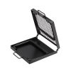 Folding Campfire Grilling Rack for Outdoor Open Flame Cooking - As pic show - 22.4"
