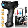 Portable Car Tire Inflator DC 12V Digital Car Air Pump Compressor Electric Air Pump with LED Light 150PSI - Black