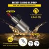 VEVOR 5KW Diesel Air Heater 12V Diesel Parking Heater 10L Tank Air Diesel Heater Silencer with Digital Switch for Boat Caravan and Motor-home - Defaul
