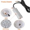 12V Submersible Water Pump with 16.4ft Max Lift 1000L Per H Flow Rate for Garden Sprinklers Lawn Shower Tour Vehicles - Grey