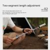 Outdoor camping extended flame-throwing gun stainless steel gun burning pig hair supplies camping straight handle handheld detachable igniter - Extend