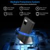 10000Mah Power Bank Portable Charger External Battery Pack 22.5W Super Fast Charging PD &QC 3.0 with LED Display Fit for iPhone Samsung - Black