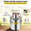 VEVOR Alcohol Still 8Gal 30L Stainless Steel Water Alcohol Distiller Copper Tube Home Brewing Kit Build-in Thermometer for DIY Whisky Wine Brandy - De